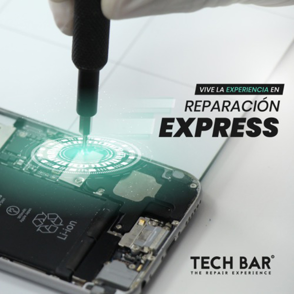 Reparación express, ¡solo en Tech Bar®!