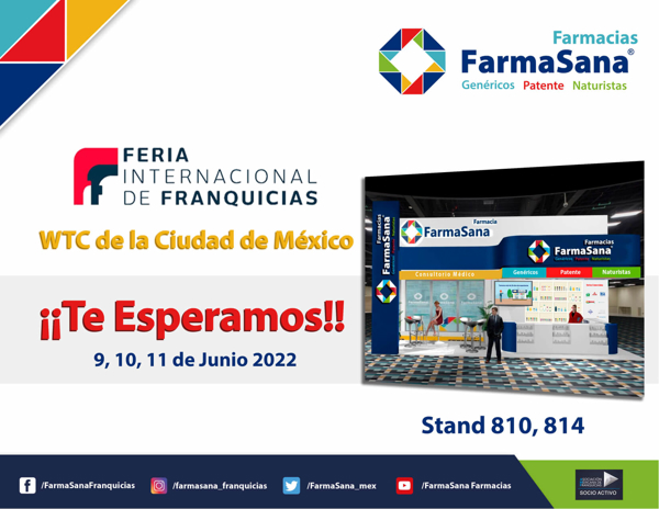 FarmaSana Presente en la Feria Internacional de Franquicias.
