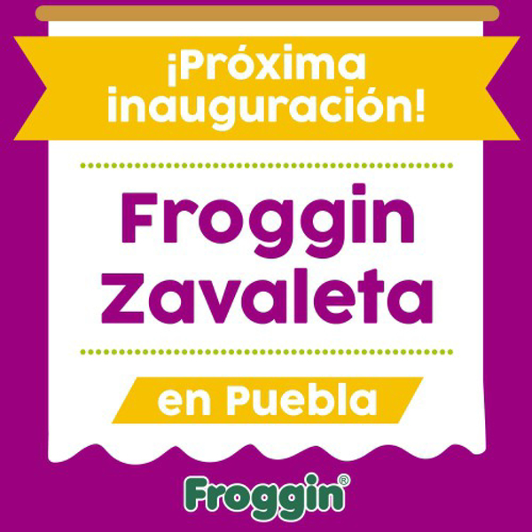 Llega a Puebla la segunda sucursal Froggin.