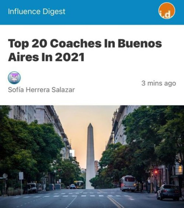 ActionCOACH felicita a Diego Ruggiero por su selección en el Top 20 Coaches In Buenos Aires In 2021