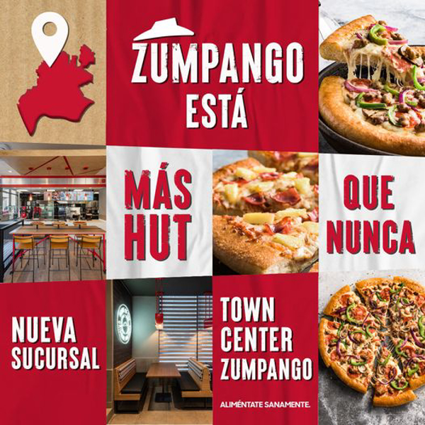 Ya puedes conocer la nueva sucursal en Zumpango de Pizza Hut.