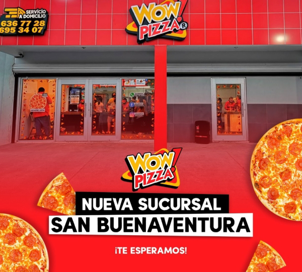 Celebramos la nueva apertura de la franquicia Wow Pizza en San Buenaventura, Coahuila.