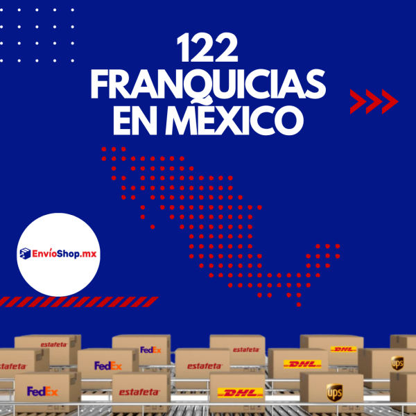 Envíoshop, 122 franquicias aperturadas en México.