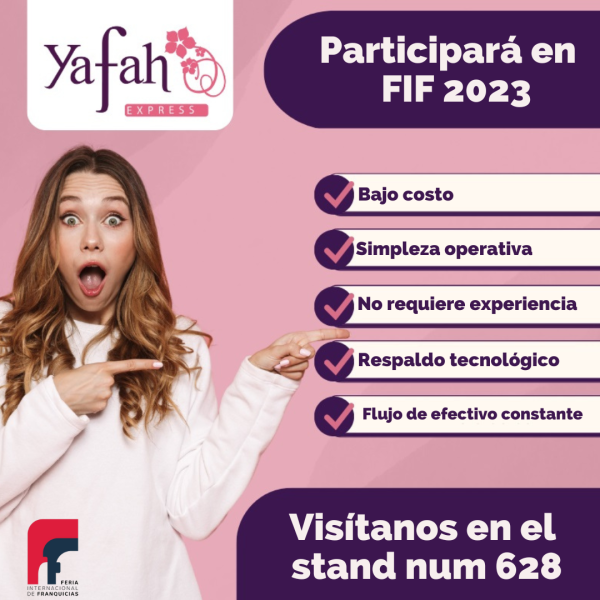 Yafah Express partipará el próximo mes de Marzo en la Feria Internacional de Franquicias.