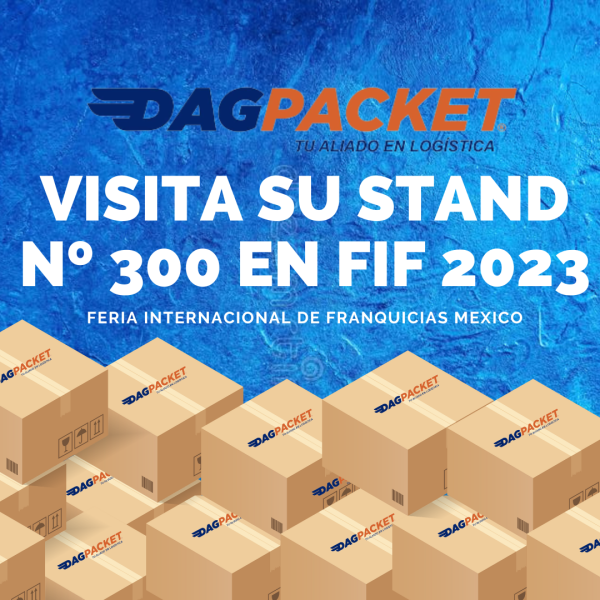 Dagpacket franquicia líder en mensajería paquetería, participará el próximo mes de Marzo en la Feria Internacional de Franquicias.