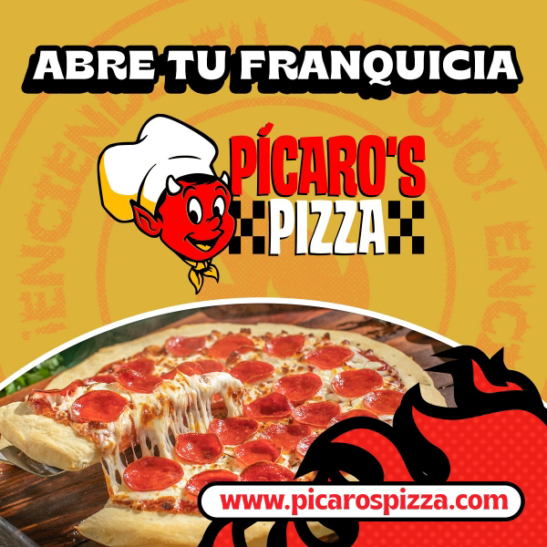 Abre tu franquicia de pizzeráis Picaro´s Pizza