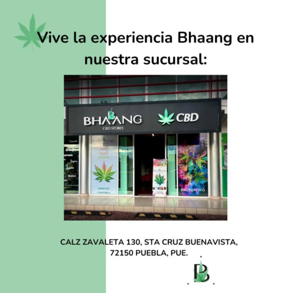Puebla ya cuenta con su primera franquicia de la exitosa marca Bhaang CBD Store.