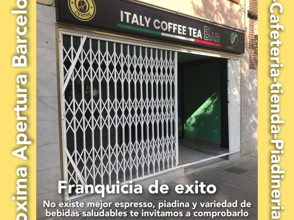 Ejemplo de bar, tienda Italy Coffee Tea , abierto hace cinco meses, Beneficio año después de gastos 200.000 €