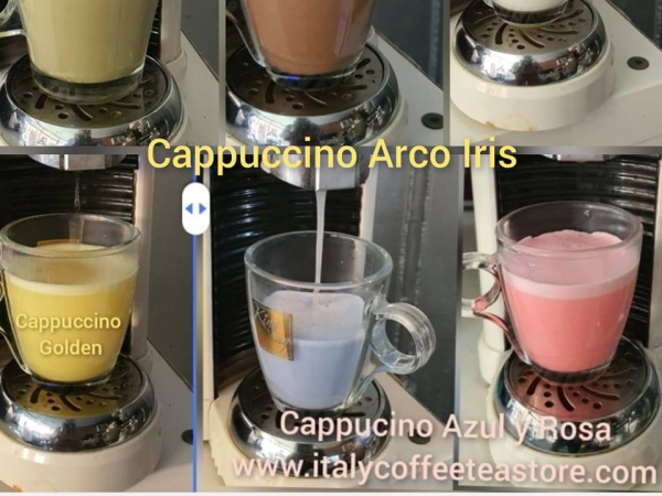 150 bebidas innovadoras y cafés de Italia, en grano y todas las capsulas compatibles del mercado, Italy Coffee Tea Store y Piadina Leggera negocio de éxito.