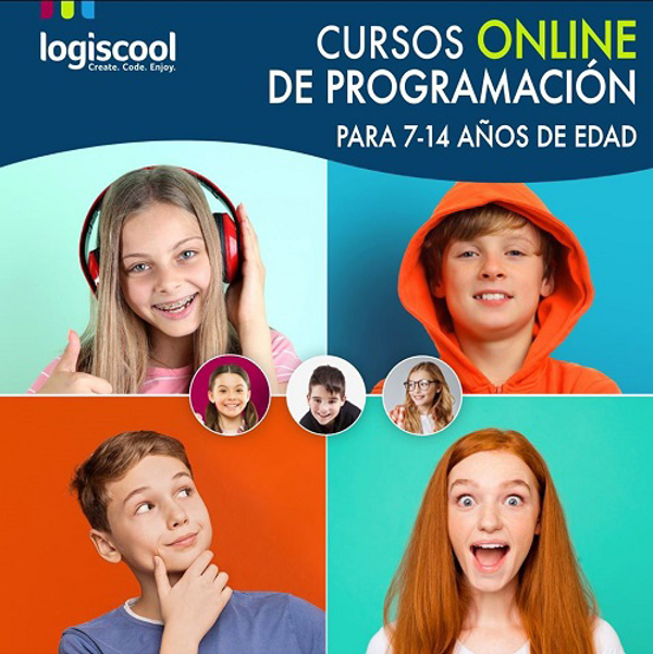 Logiscool dispone de lecciones en línea LIVE ONLINE.