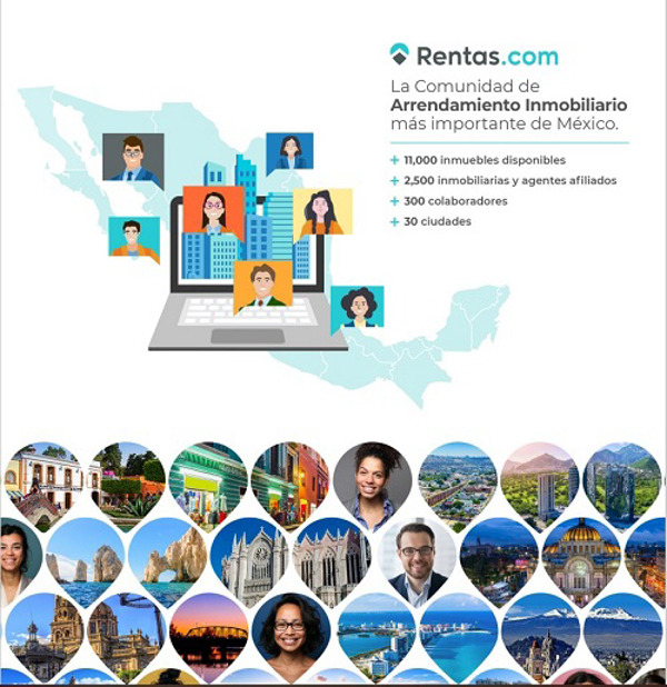 Rentas.com la comunidad de arrendamiento inmobiliario más importante de México.