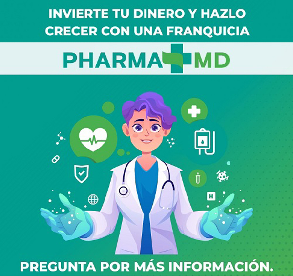 Invierte en un sector al alza, Pharma MD farmacias online.