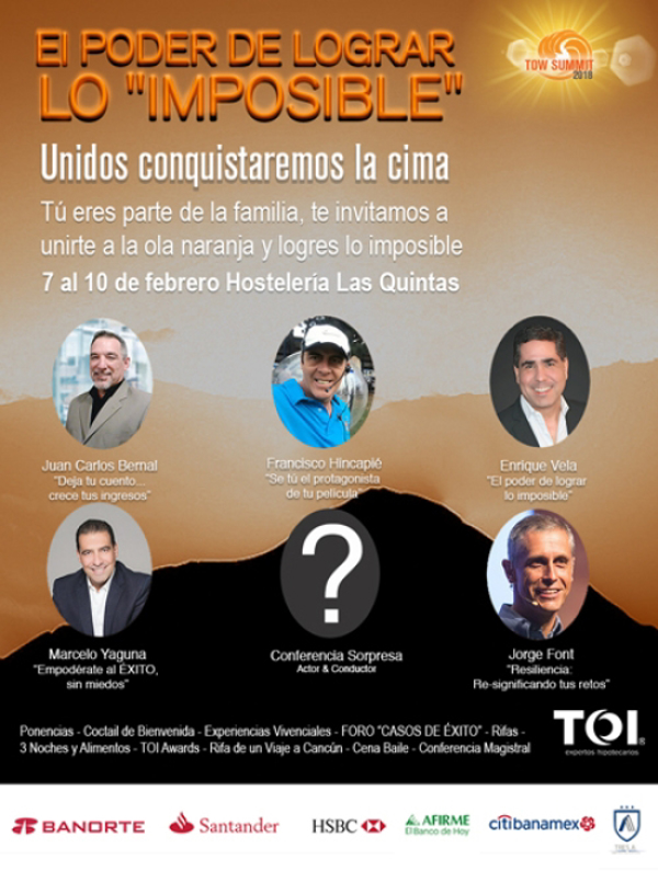 ¡A solo unos dias del TOW 2018!