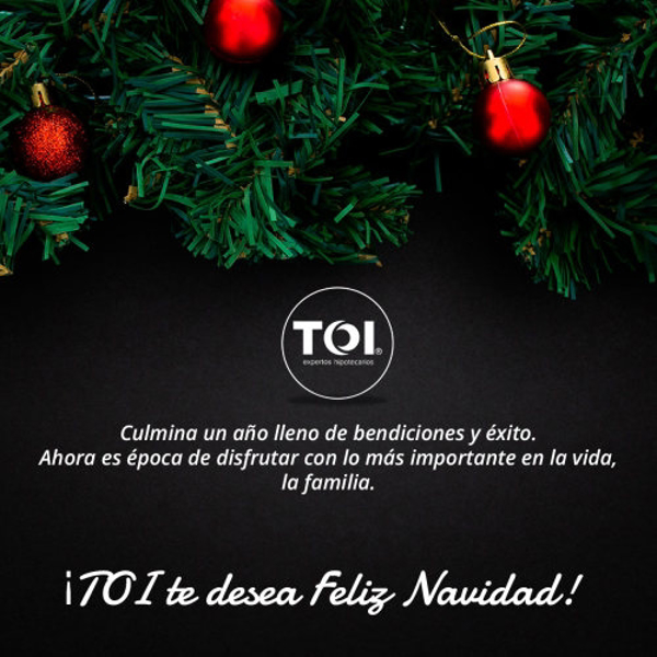 !FELIZ NAVIDAD 2019! les desea franquicia TOI