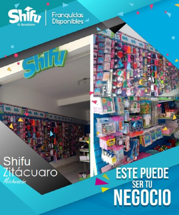 ¡Abrimos una nueva franquicia Shifu es baratísimo en Zitácuaro, Michoacán!