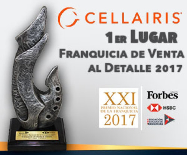 Asociación Mexicana de Franquicias premia a Cellairis®