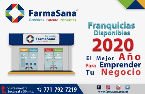 ¡Franquicias FarmaSana disponibles!
