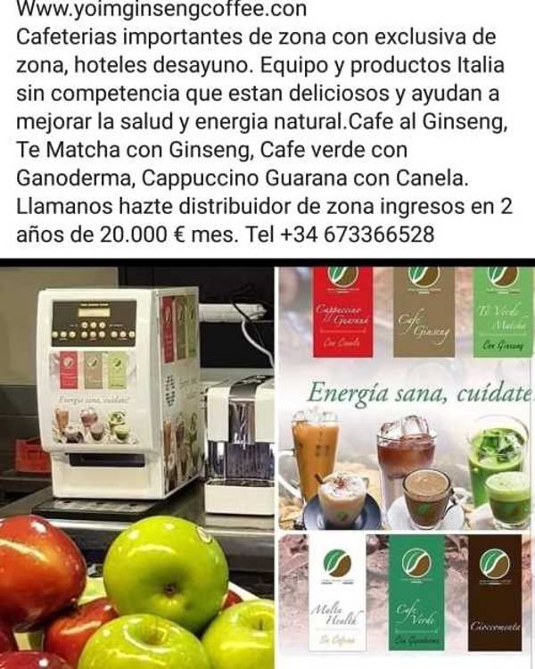 Exclusiva de zona productos hosteleria y vending de alta demanda innovadores con la franquicia de alimentación multinacional italiana