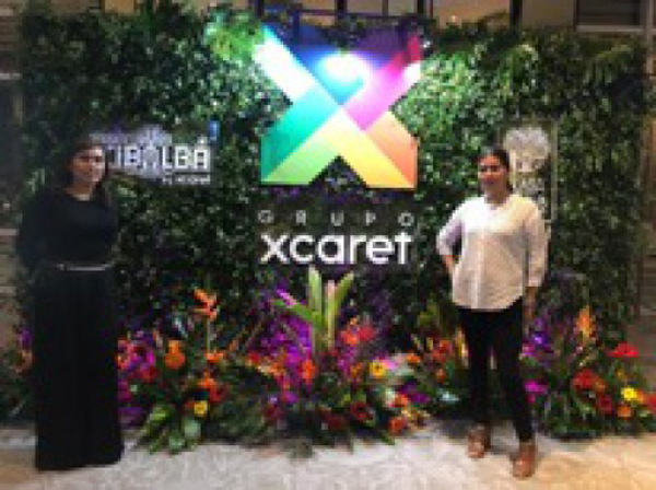 Evento Xcaret FraVEO presente.