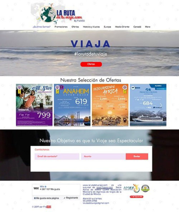 Agencia de viajes digital , esta incluye un motor de reservaciones para las agencias FreVEO.