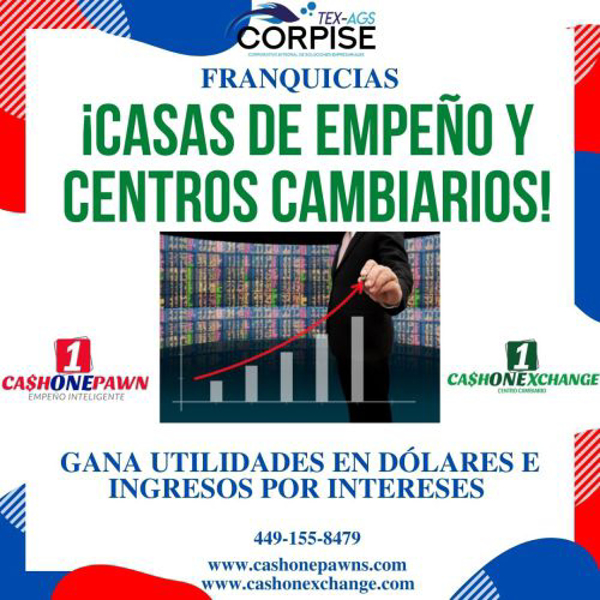 Casa de empeño y centro cambiario Cash One Pawn.