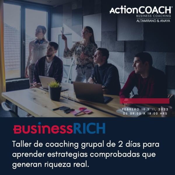 ActionCOACH Iberoamérica te invita iniciar el año 2022 invirtiendo en tu propia firma de coaching de negocios