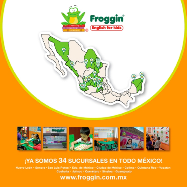 Froggin English for Kids acelera su expansión en el Centro de México