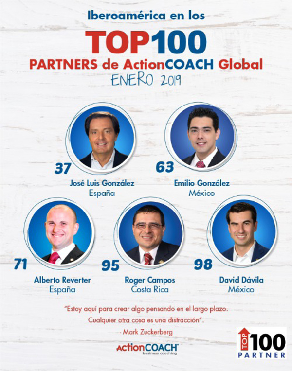 ActionCOACH Iberoamérica se mantiene en el top de las regiones del mundo con mayor número de reconocimientos