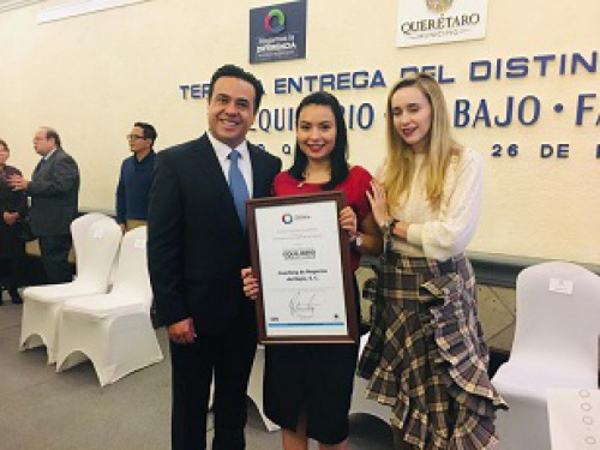 ActionCOACH recibe reconocimiento por su búsqueda en mejorar la calidad de vida de las familias de Querétaro