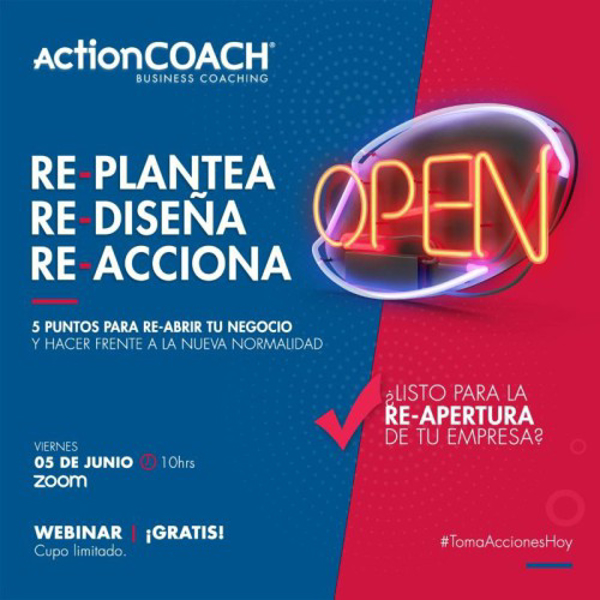 ActionCOACH da a conocer las claves para reabrir con éxito tu negocio