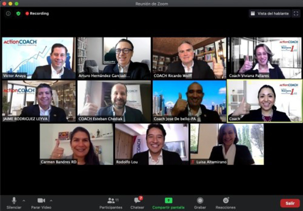 La suma de esfuerzos y de capacidades de sus coaches es una de las fortalezas de ActionCOACH