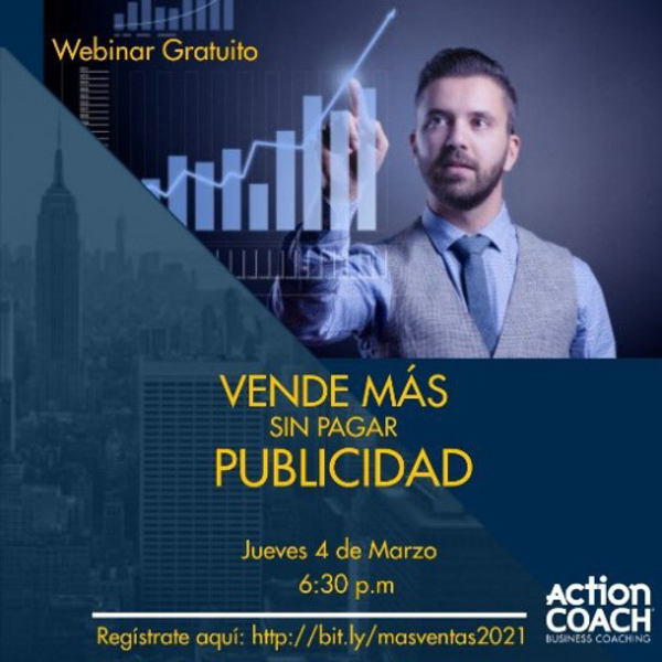 En ActionCOACH te enseñamos cómo vender más sin pagar publicidad