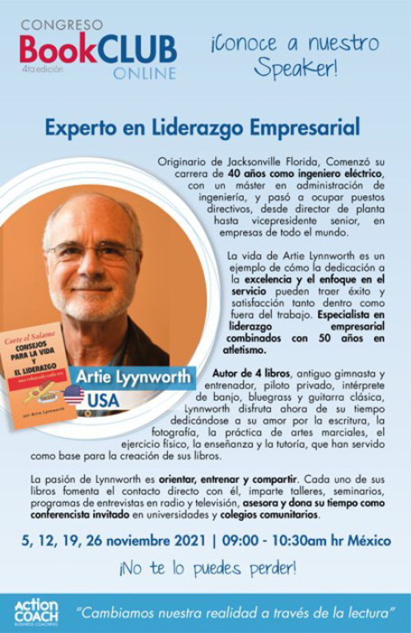 Esta semana ActionCOACH Iberoamérica inaugura la 4ta Edición de su Congreso BookCLUB 2021