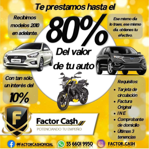 CASA DE EMPEÑO FACTOR CASH TU MEJOR OPCION