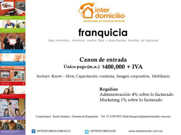 Interdomicilio participa en la Expo Franquicias Guadalajara 2016