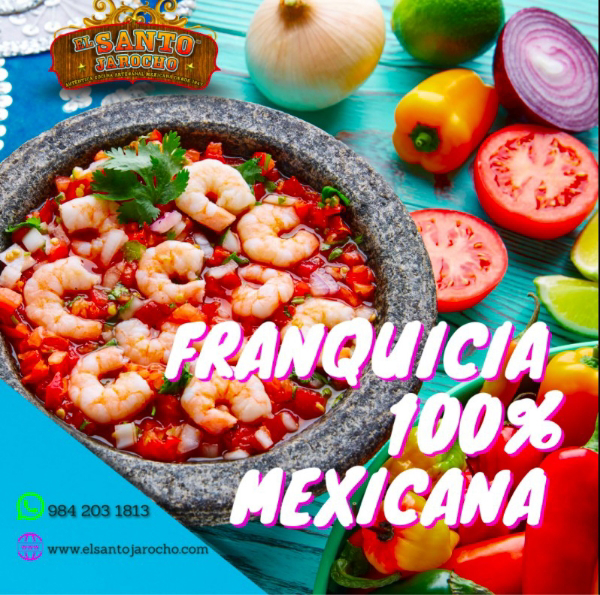 Franquicias El Santo Jarocho, ¡¡¡Disponibles para toda la república!!!