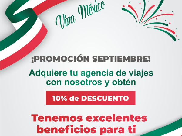 Campaña Septiembre - Únete a Zafiro Tours con un descuento