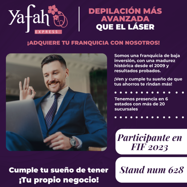 Adquiere tu franquicia con Yafah, la depilación más avanzada que el láser.