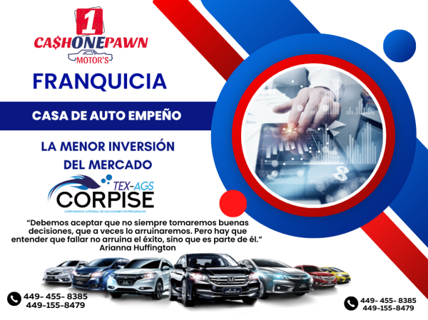 Tu propio negocio de casa de auto empeño