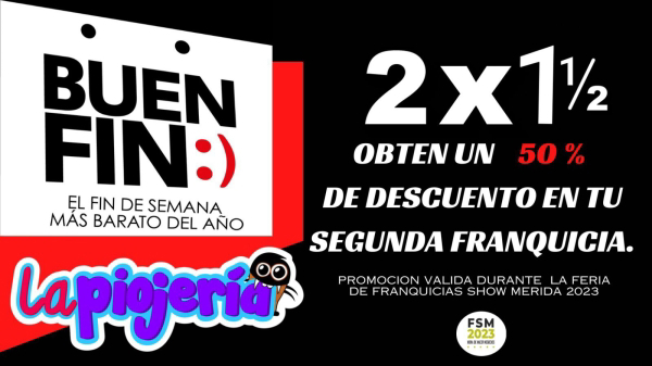 Gran Oportunidad: Adquiere 2 franquicias de La Piojería y obtén un 50% de descuento en la segunda.