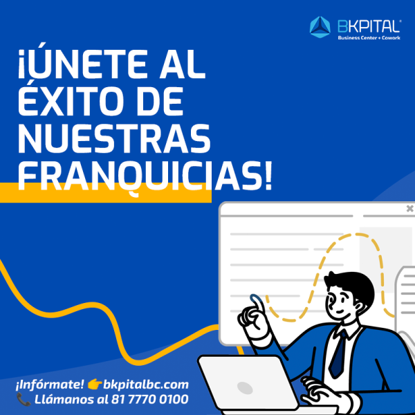 Coworking Inspirador con las franquicias Bkpital.