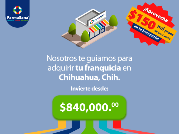 ¡Emprende con éxito en Chihuahua con una franquicia Farmasana!
