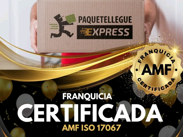 Paquetellegue Express, única franquicia certificada.