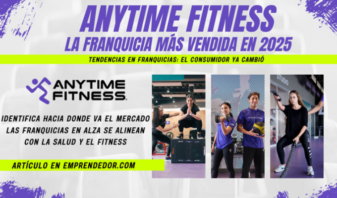 Reportaje Emprededor.com a la franquicia AnyTime Fitness y las tendencias en franquicias.