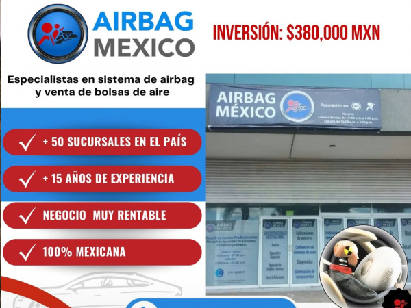 Taller automotriz airbag simple y baja inversión 