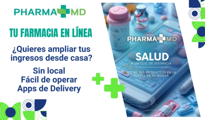 Aumenta tus ingresos con una franquicia Phama MD, tu farmacia en línea