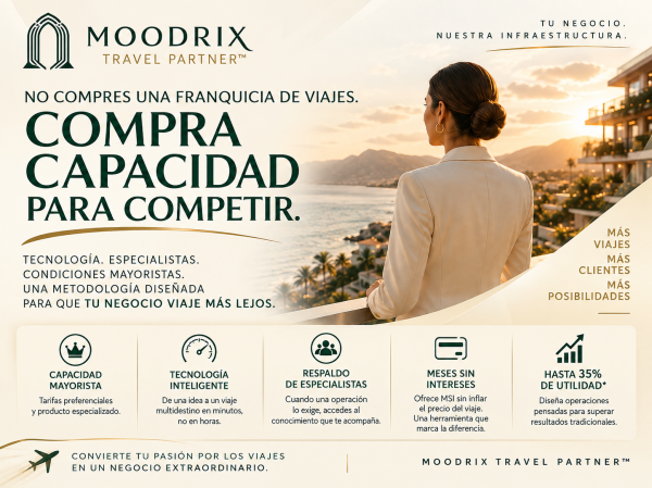 No compres una franquicia de viajes. Compra capacidad para competir.