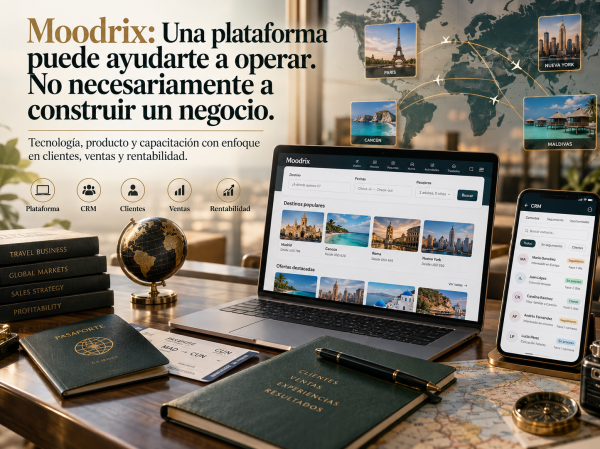 Moodrix: Una plataforma puede ayudarte a operar. No necesariamente a construir un negocio.