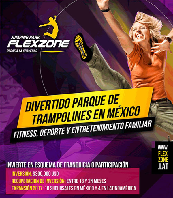 Celebra una fiesta diferente en las franquicias Flexzone