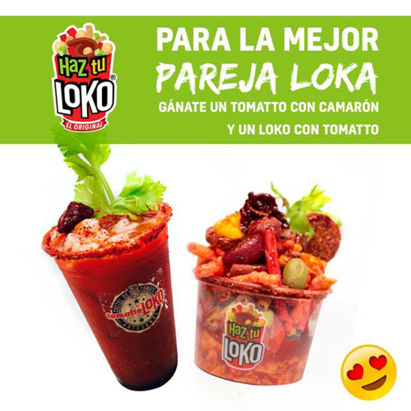 Porque nos encanta consentirte tenemos un nuevo sorteo en la franquicia Haz Tu Loko para San Valentín